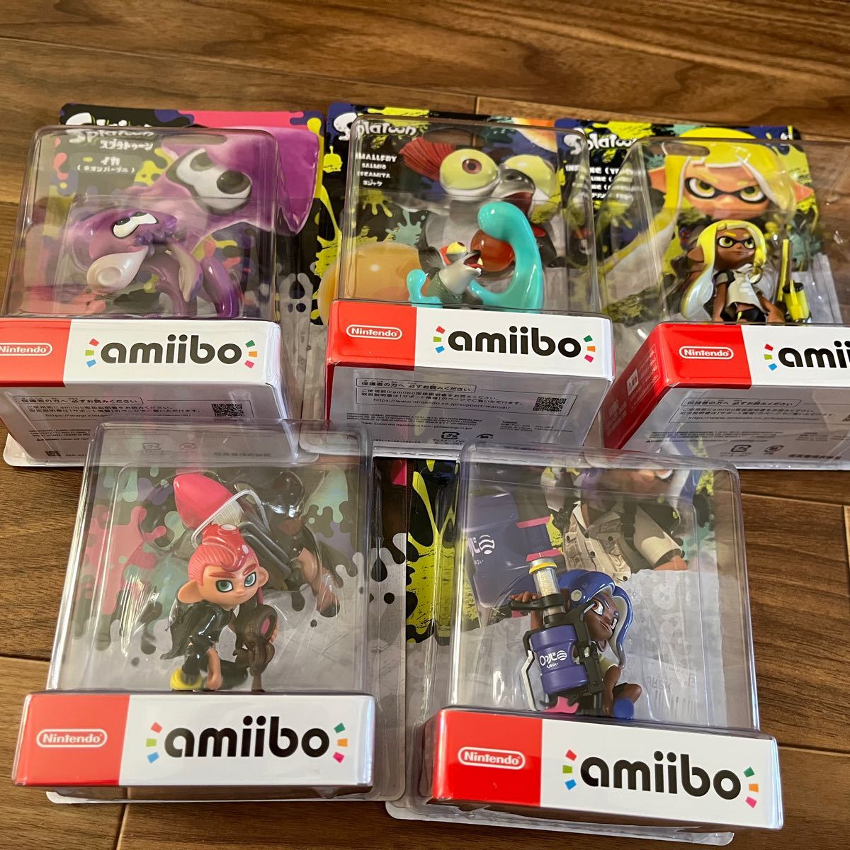 新品未開封】 amiiboスプラトゥーン アミーボ 5体セット Nintendo 