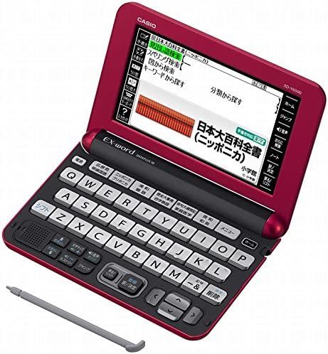 カシオ 電子辞書 エクスワード 生活・教養モデル XD-Y6500RD レッド コンテ(中古品)_画像1