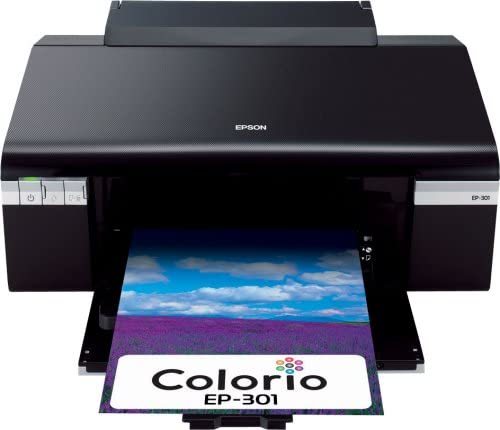 EPSON Colorio インクジェットプリンタ 6色染料インク EP-301(中古品)の画像1