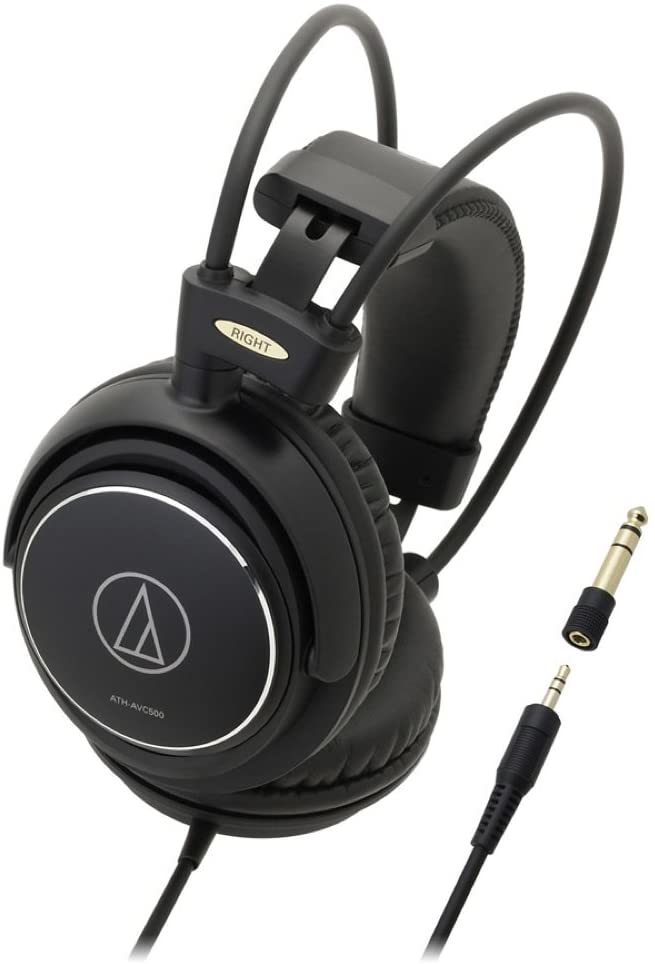 audio-technica ダイナミックヘッドホン ATH-AVC500 ブラック(中古品)