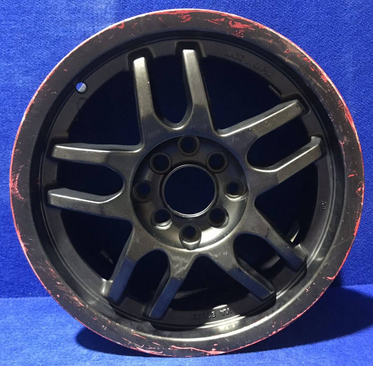 ENKEI K-55＊15インチホイール＊15x6.5JJ/オフセット+42/PCD100(114.3)-4H＊1本のみ_画像1