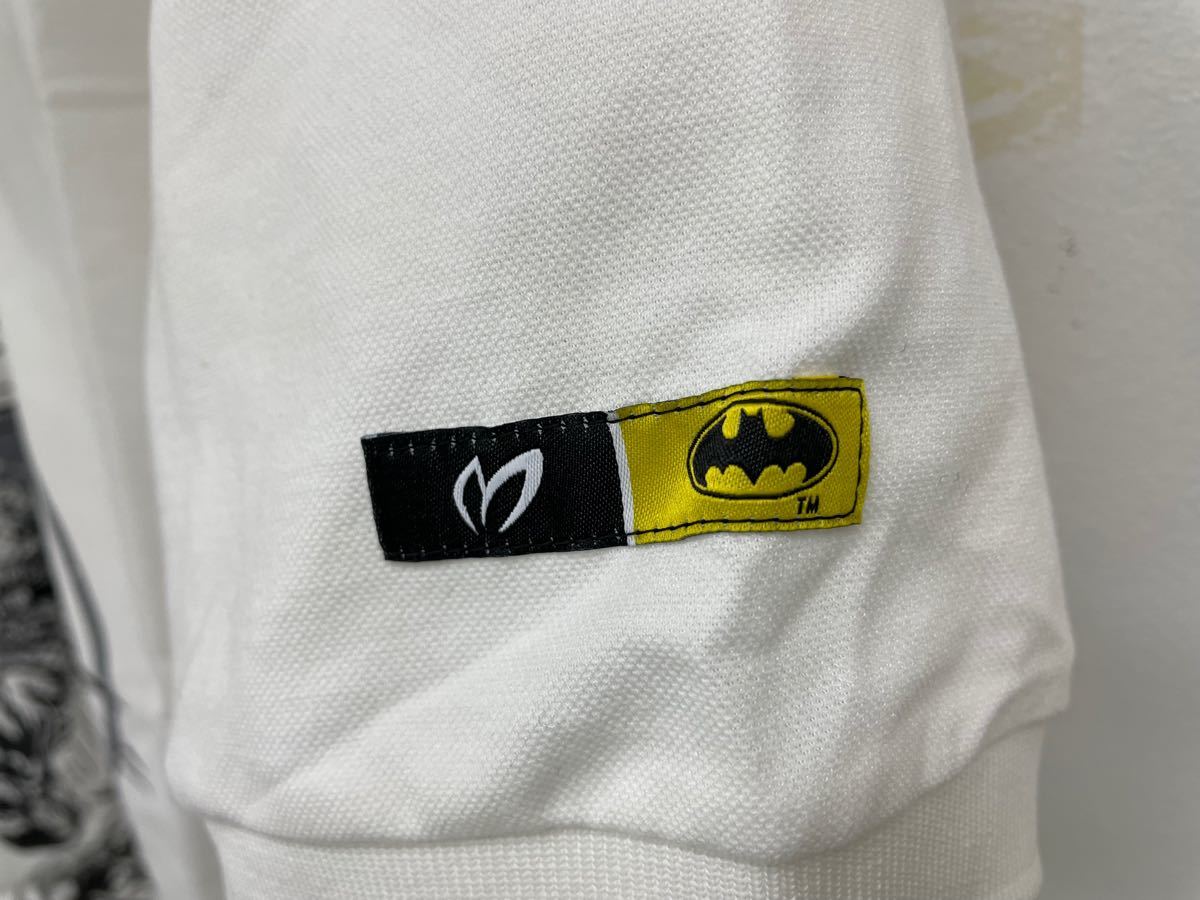 マスターバニーエディション　バットマンコラボ　ポロシャツ　ホワイト4サイズ
