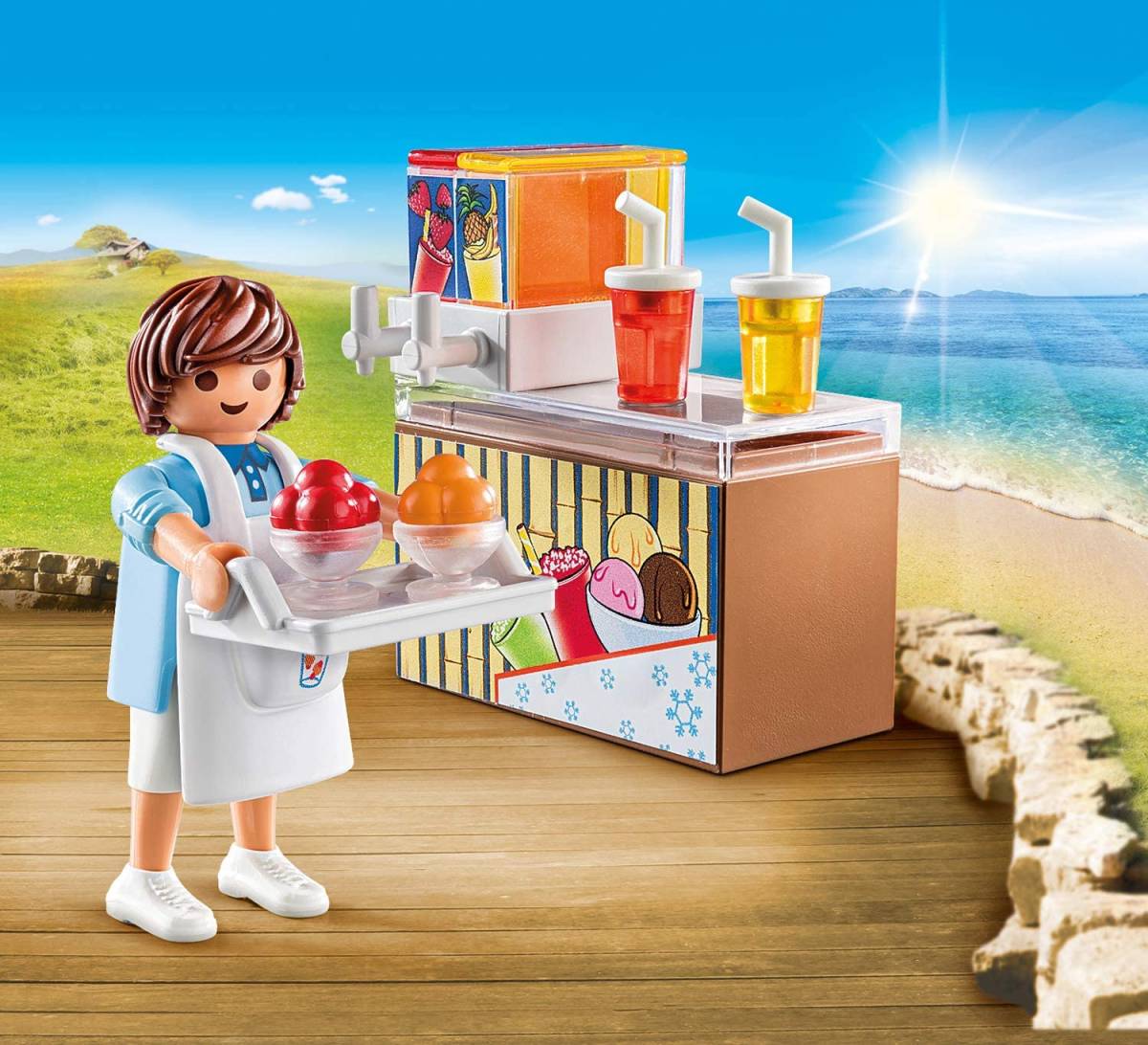  prompt decision! new goods PLAYMOBIL Play Mobil special plus 70251 ice cream shop san 