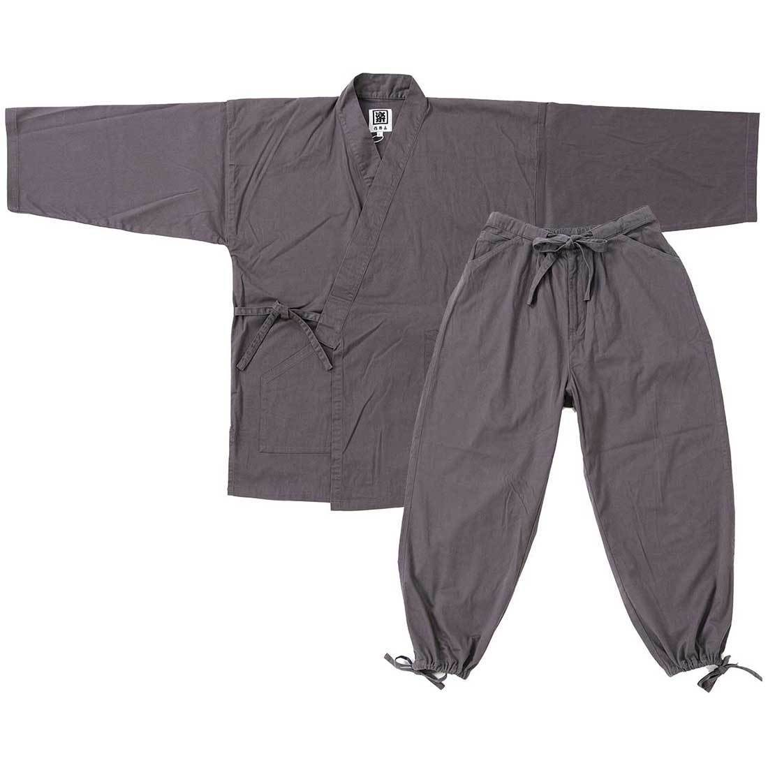  Samue comfort cotton stretch top and bottom set ash L