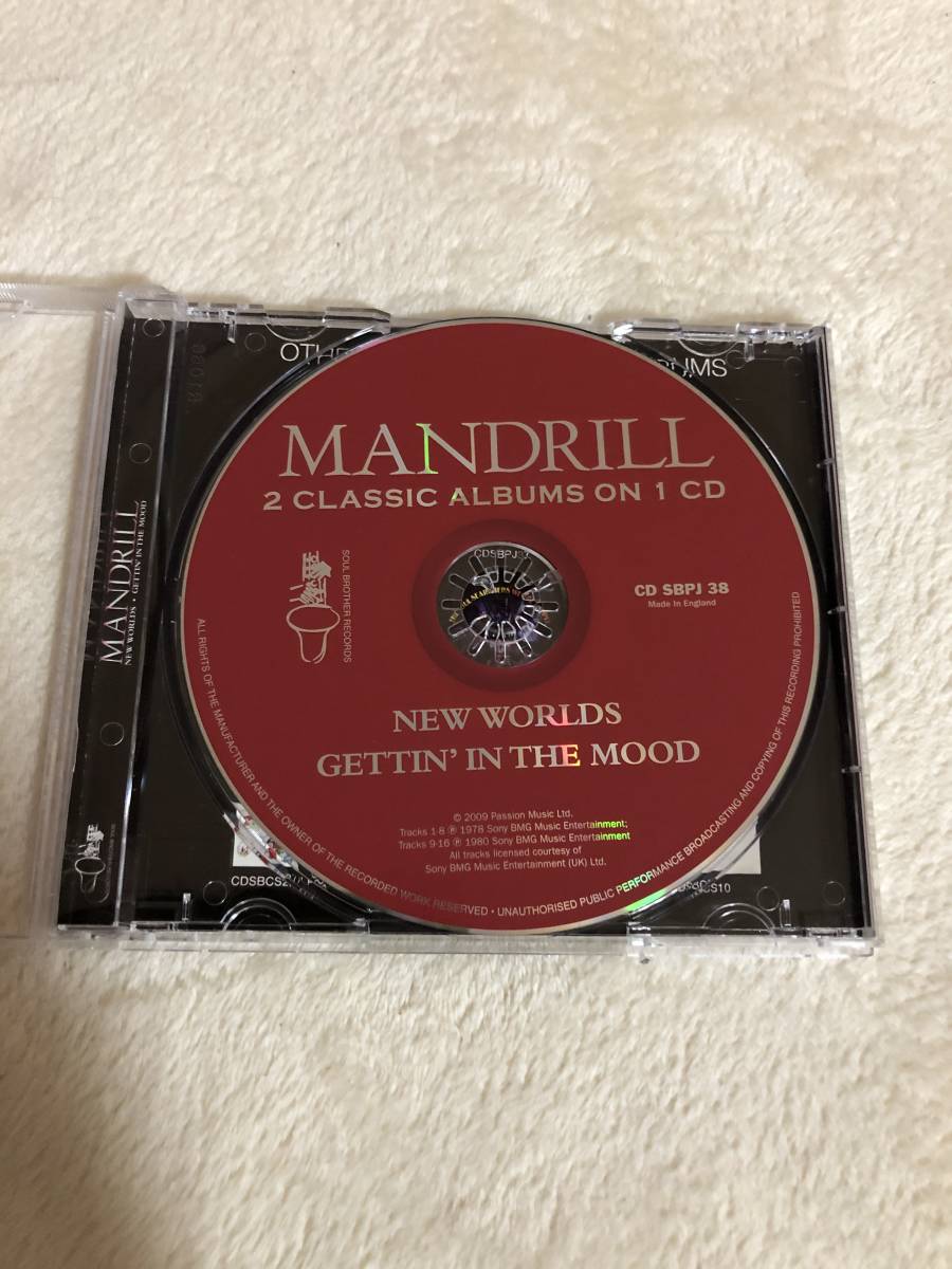 mandrill.2in1CDアルバム「NEW WORLDS + GETTING' IN THE MOOD 」.us black disk guide掲載.レア・グルーヴAtoZ.disco madness掲載の画像3