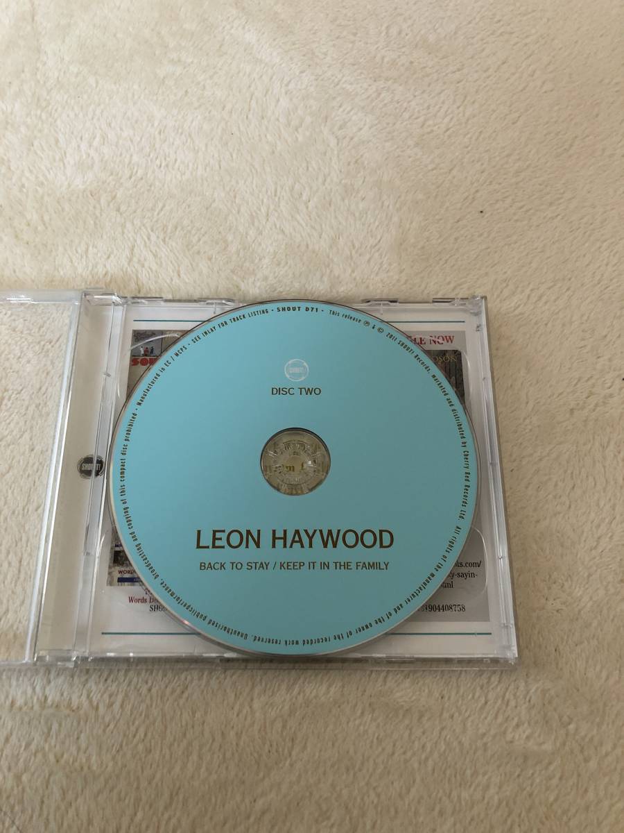  leon haywood.2CD「KEEP IT IN THE FAMILY + BACK TO STAY 」.us black disk guide.sam dees.johnnie taylor.j blackfoot.marvin gaye_画像4