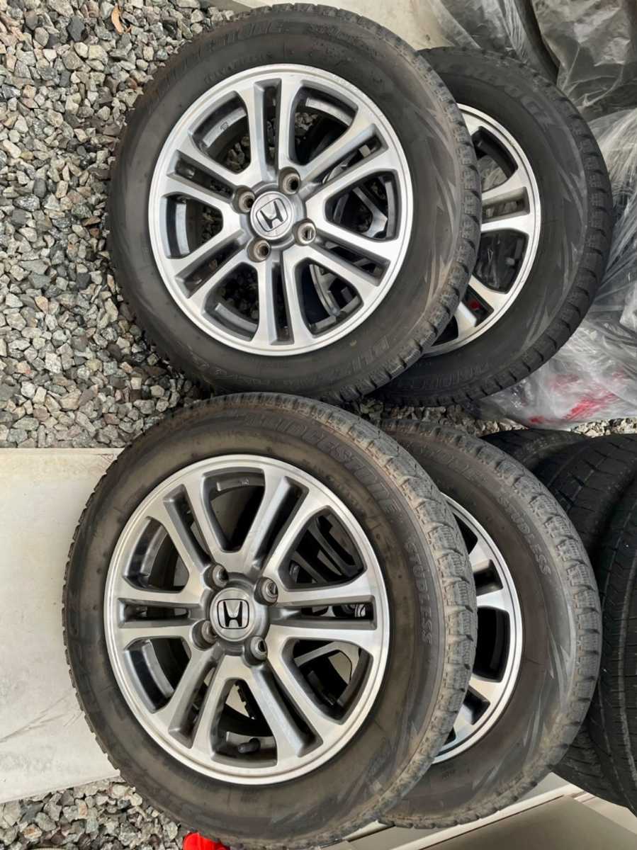 送料無料・選べる4個セット ホンダNBOX純正アルミホイール155/65r14