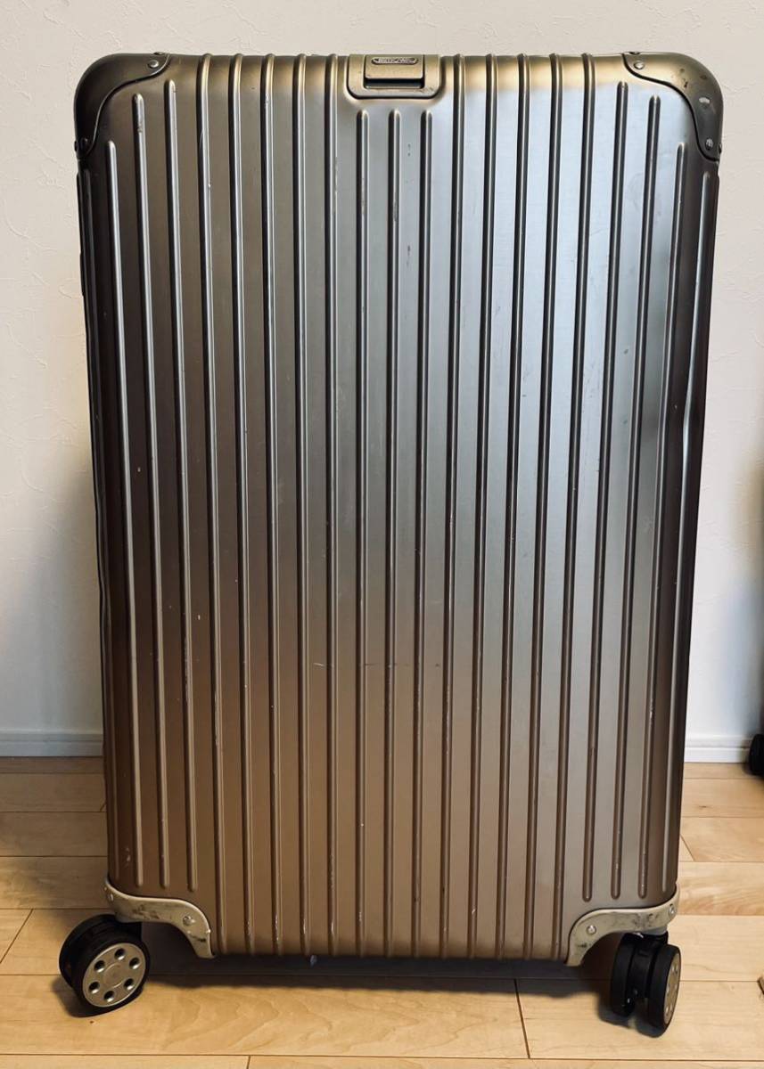 RIMOWA リモワスーツケース トパーズ チタニウム 85L equaljustice.wy.gov