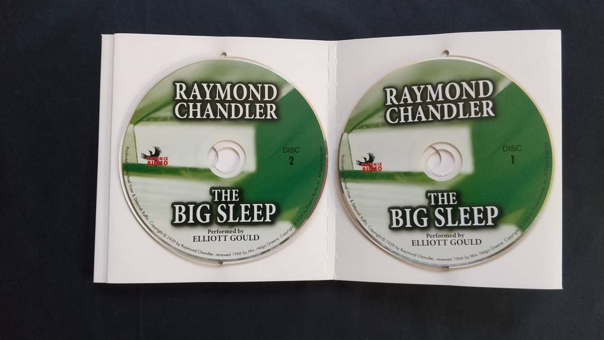 朗読CDと原書 レイモンド・チャンドラー「大いなる眠り」Raymond Chandler「The Big Sleep」 _画像2