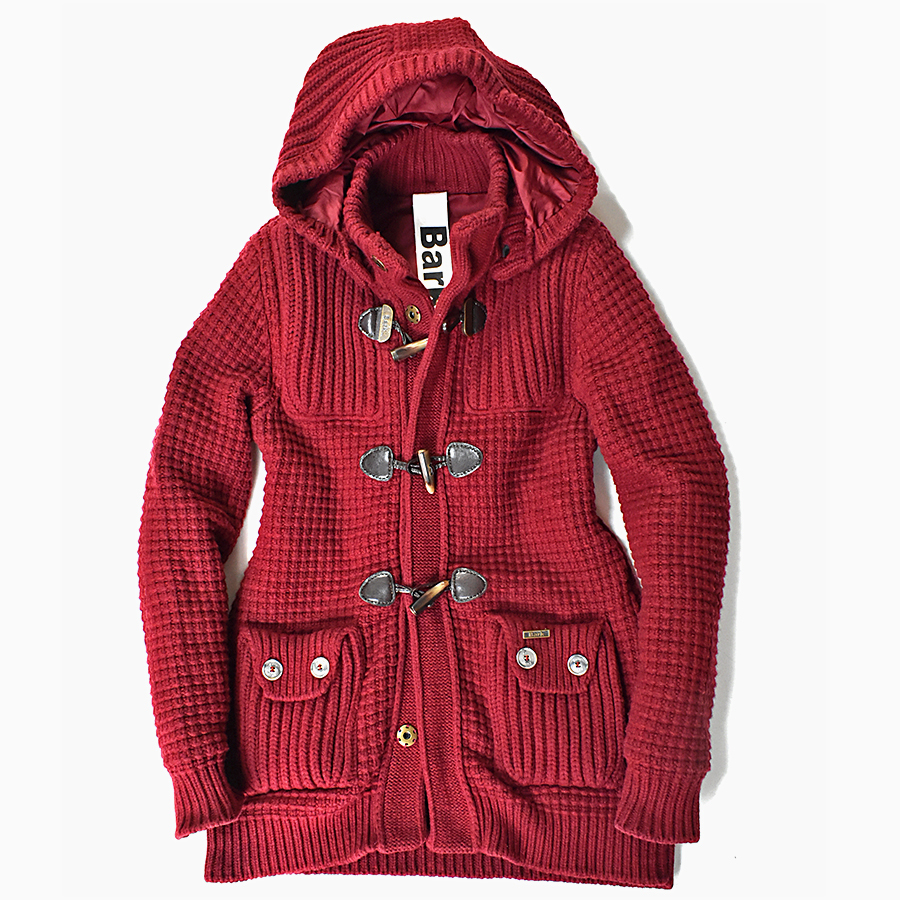 ◇大人の逸品!! 【 伊 BARK / バーク】定価8万 ニット ダッフルコート