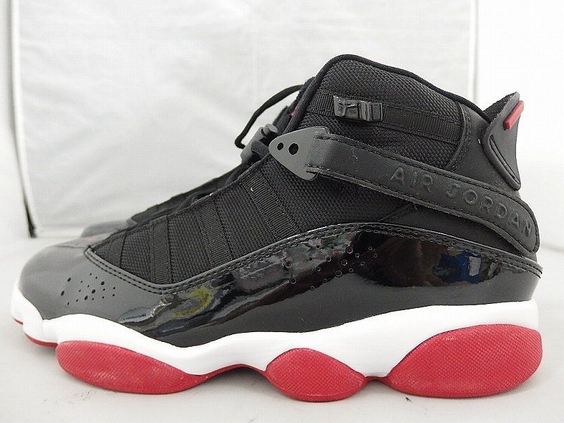 ナイキ NIKE JORDAN 6 RINGS 黒 赤 322992-071_画像2