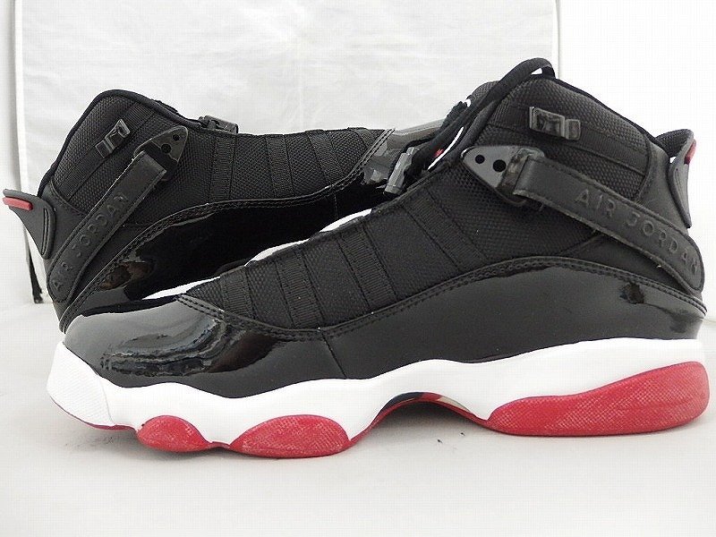 ナイキ NIKE JORDAN 6 RINGS 黒 赤 322992-071_画像5