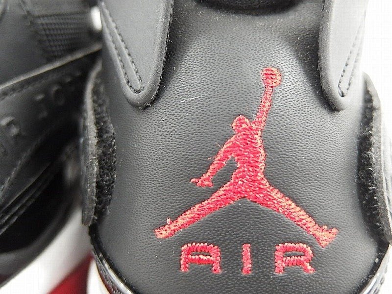 ナイキ NIKE JORDAN 6 RINGS 黒 赤 322992-071_画像10
