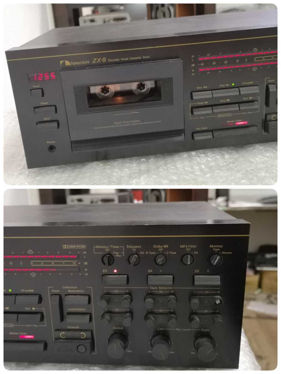 Nakamichi ZX-9 cassette deck junk treatment 1011