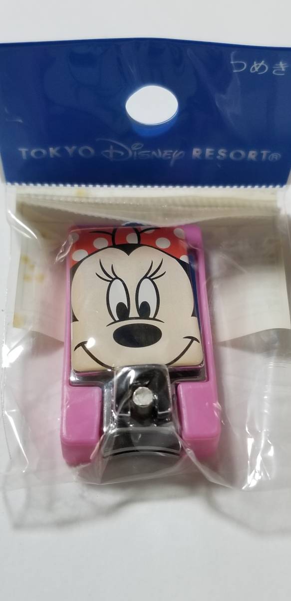 【CG】TDLで購入したMinnie Mouseデザインの爪切り（Tokyo Disneyland.日本製、ミニーマウス、つめきり、未使用・未開封）です。_画像1