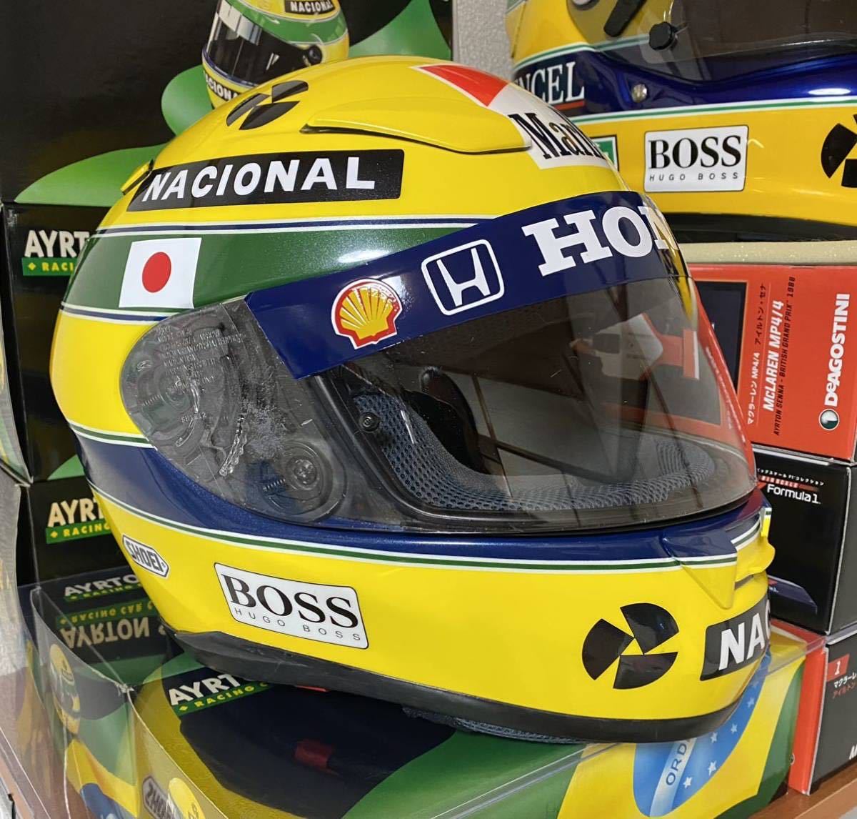 Yahoo!オークション - SHOEI レプリカヘルメット アイルトン