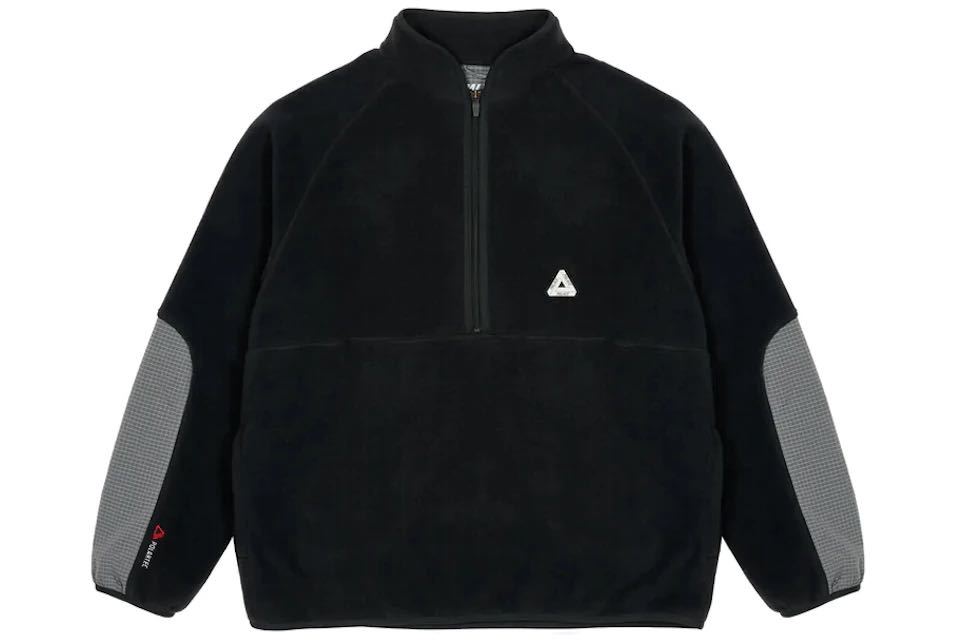 PALACE POLARTEC 1/4 ZIP JACKET BLACK L パレス フリース ジャケット