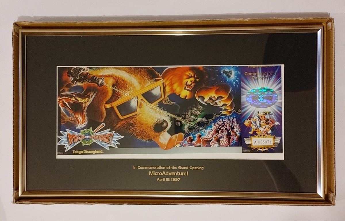 【公式】東京ディズニーランドアトラクション ミクロアドベンチャー記念パスポート
