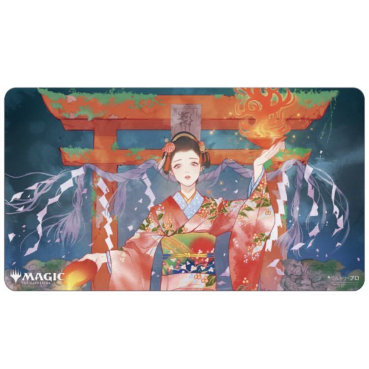 MTG プレイマット 信仰無き物あさり Faithless Looting 日本画 MTG プレイマット 信仰無き物あさり Faithless Looting 日本画