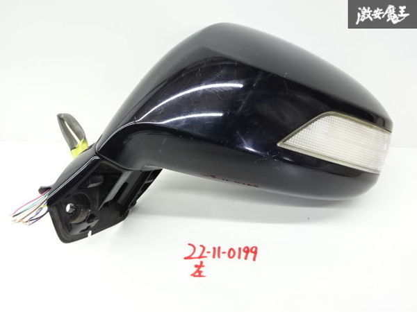  Honda original RG1 Step WGN door mirror left left side passenger's seat side electric storage 9ps.@ operation OK lighting OK MURAKAMI 8326 black series solid immediate payment shelves 6-3