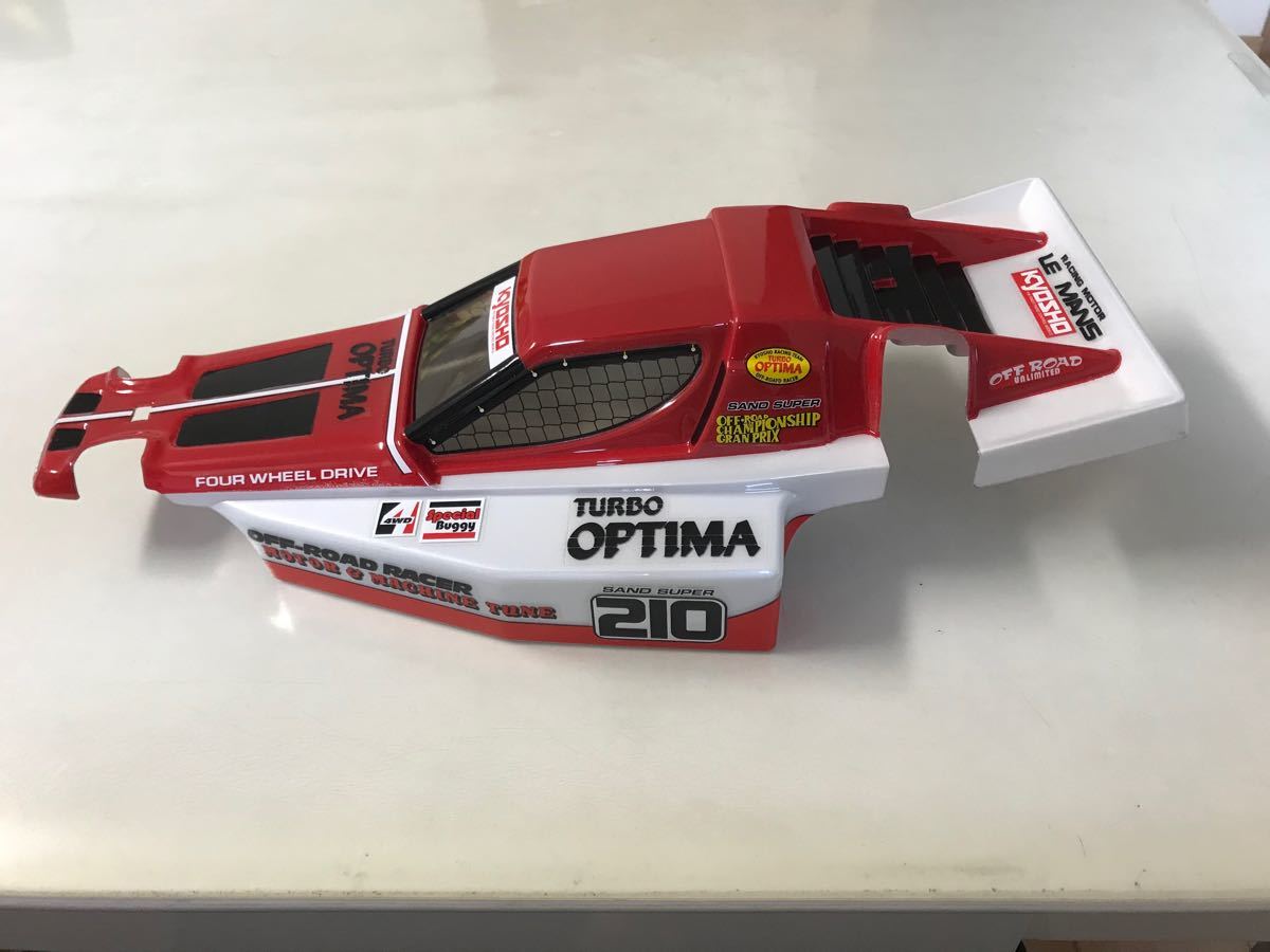 新品 パールホワイト塗装 ドライバー人形付き 】京商 ターボ 新品 パールホワイト塗装 ドライバー人形付き 】京商 ターボ
