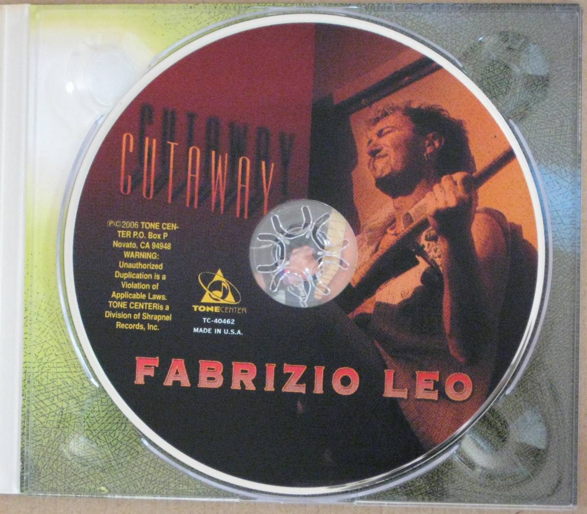 Fabrizio Leo/ファブリッツオ・レオ＜＜Cutaway＞＞　ギターインスト 　紙ジャケット　　_画像5