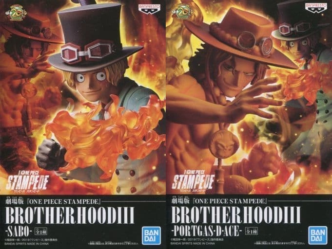  ワンピース ONE PIECE STAMPEDE BROTHERHOOD III 全2種セット(エース&サボ)_画像1