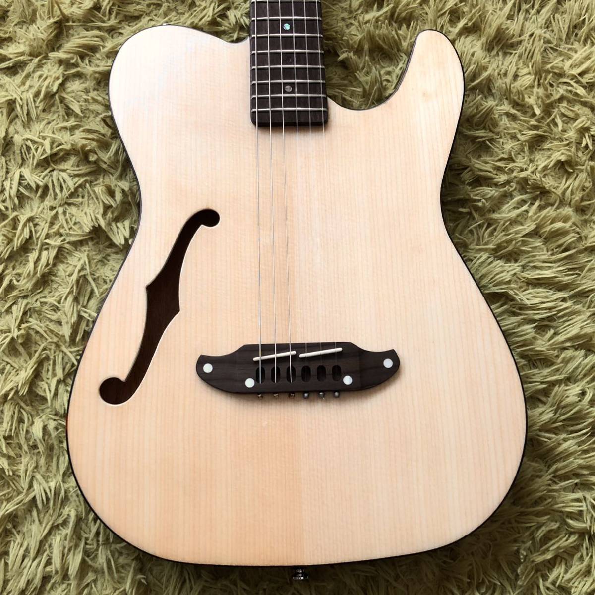 SCHECTER OL-FL-N ナイロン弦 エレガットギター Fホール テレキャス