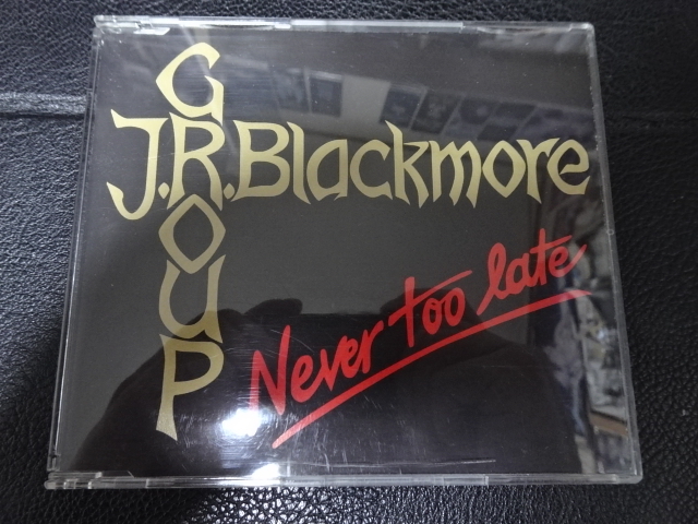 J.R. BLACKMORE GROUP「NEVER TOO LATE」輸入盤シングルewm 4145-2 リッチー・ブラックモア_画像1