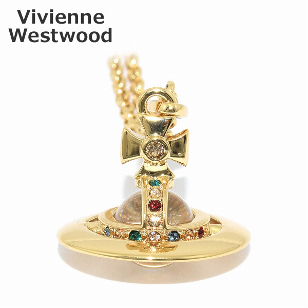 Vivienne Westwood （ヴィヴィアンウエストウッド） ペンダント ネックレス 63020097 R001 ニュータイニーオーブ ゴールド アクセサリー メ