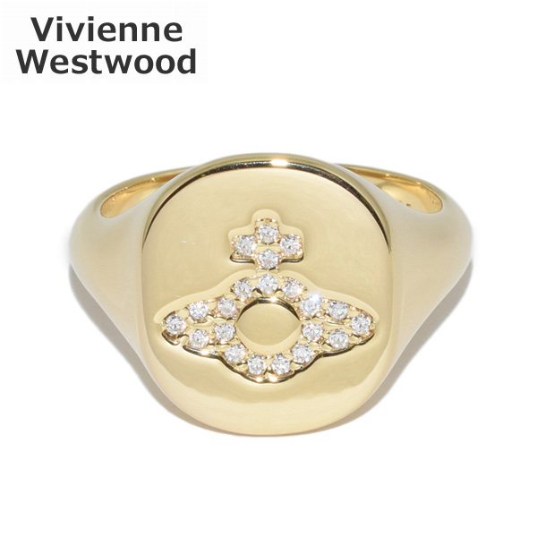 ヴィヴィアンウエストウッド 指輪 SR625960/2 ゴールド リング レディース Vivienne Westwood - S