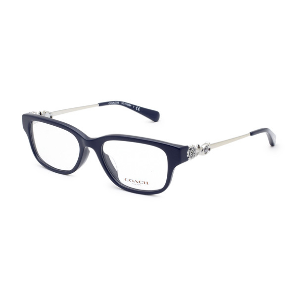 COACH コーチ メガネ 眼鏡 フレーム のみ HC6162B 5480 ネイビー/シルバー アジアンフィット レディース