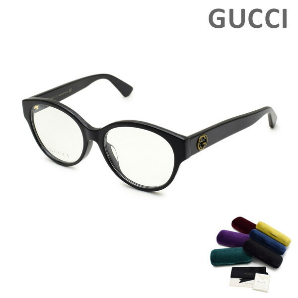 グッチ メガネ　眼鏡 フレーム のみ GG0099OA-001 ブラック アジアンフィット レディース GUCCI