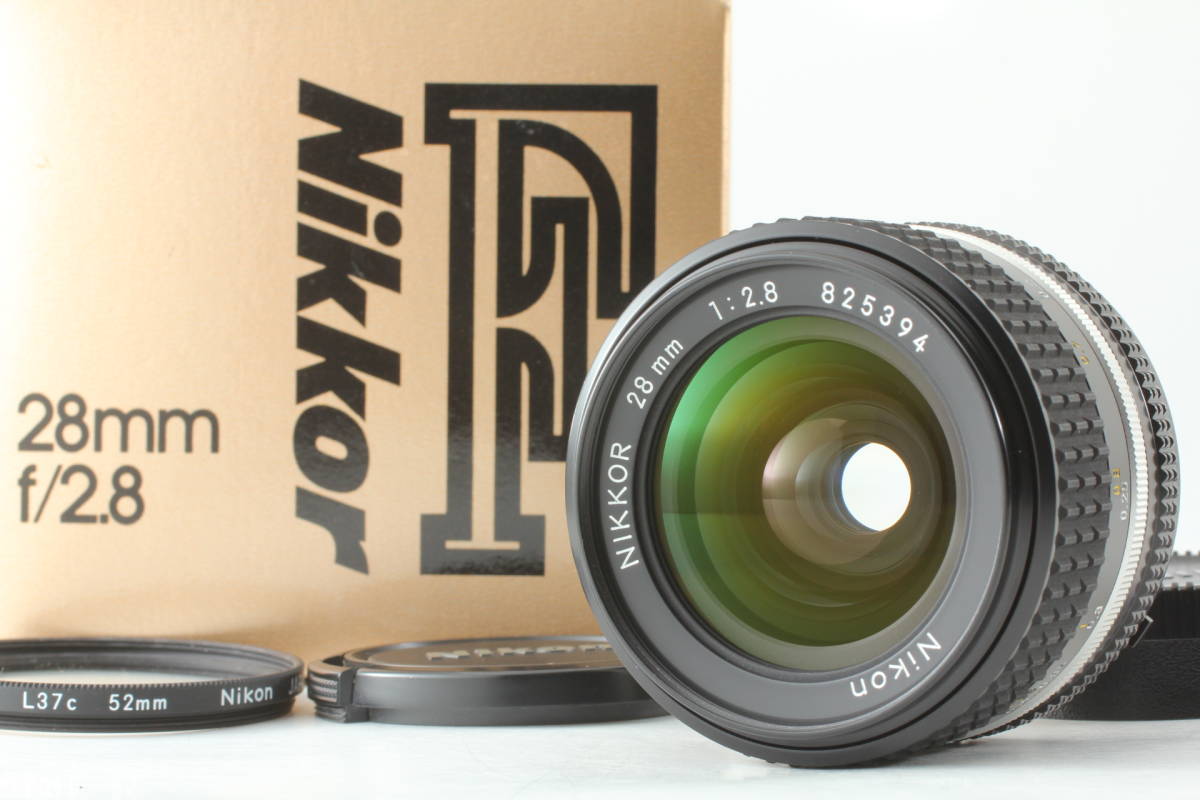 【人気急上昇】 【美品】SIC 773@oO 広角 ニッコール ニコン Lens Angle Wide F2.8 28mm AiS Ai-s NIKKOR Nikon ニコン