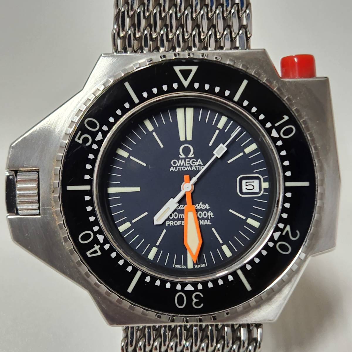 OMEGA　SEAMASTER　600m　Ploprof　166.077　オメガ　シーマスター　プロプロフ　ダイバー　600　メッシュブレス　DIVER　1970s_画像3