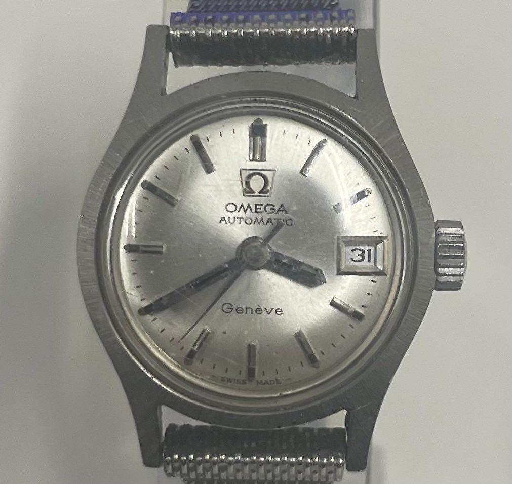 (000/11) OMEGA オメガ 腕時計 Automatic オートマチック Geneve ジュネーブ SWISS MADE アナログ 3針 自動巻き アンティーク _画像2