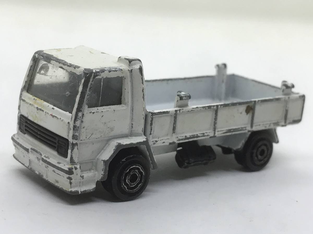 saB4* Tomica size minicar MajoRette Ford truck white 1/100 No.241-245 total length approximately 80mm window crack have 