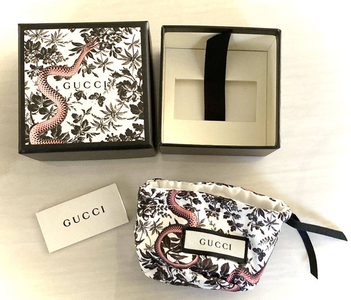 即決/送料込み】GUCCI/グッチ ジュエリーボックス/小物入れ/ネックレス&ブレスレット&リング&アクセサリー入れ/BOX&保存袋 色違い2個セット