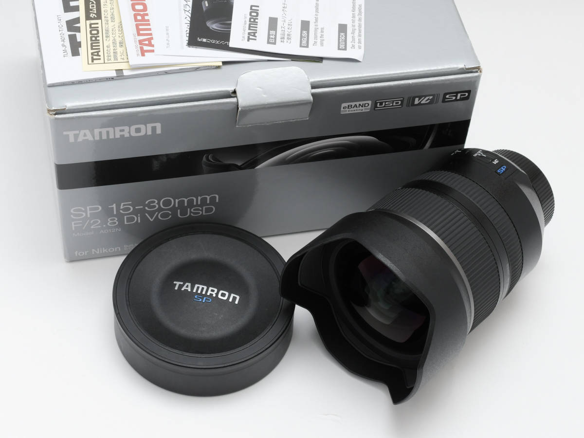 美品 タムロン TAMRON SP 15-30mm F2.8 Di VC USD ニコン用 付属品 元箱 A012N