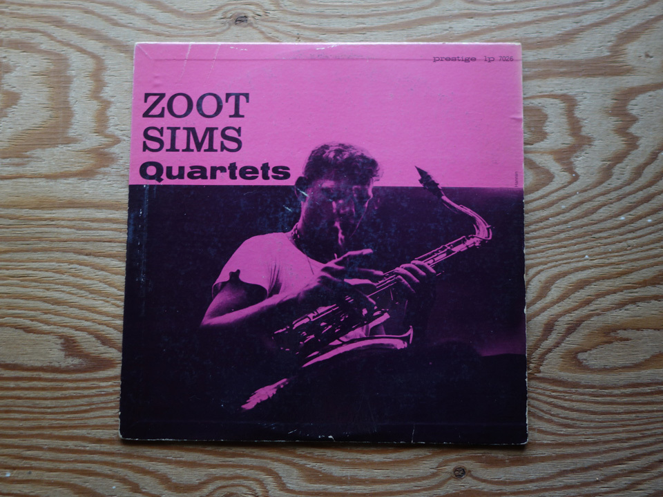 米 / 両溝 / mono / 手書RVG刻印 / NYC / オリジナル盤 / Zoot Sims Quartets / PRLP 7026（Prestige）w_画像1