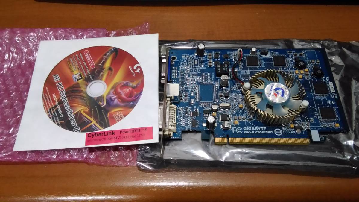 Gigabyte GV-RX70P128D　グラフィックボード　PCI-E接続_画像1