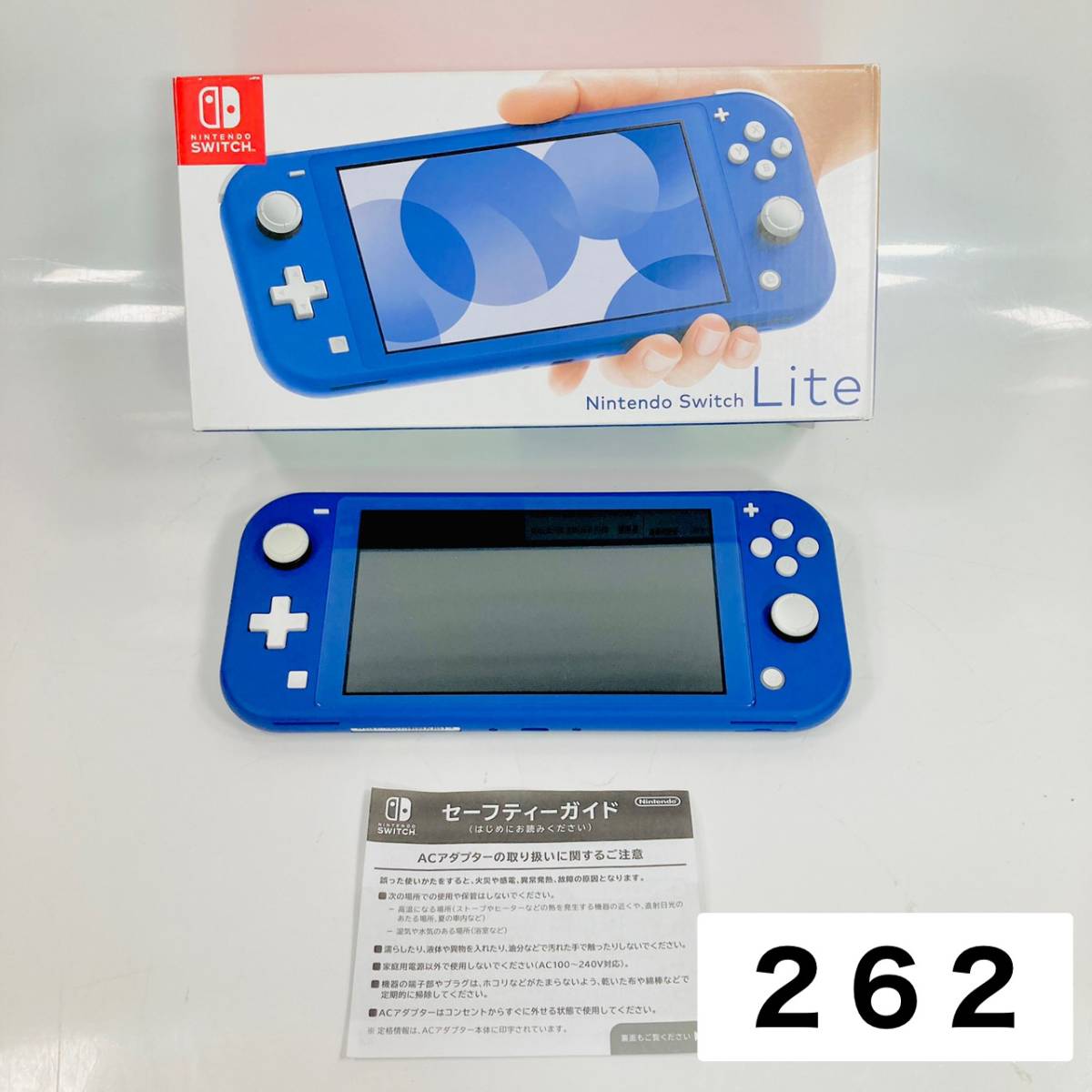 国内即発送】 ☆美品☆ liteブルー（充電器、箱あり） Switch Nintendo