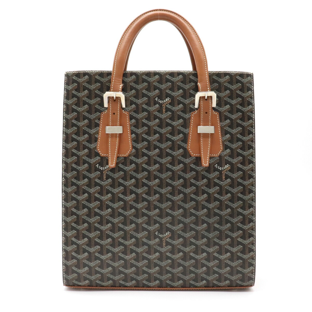 定期入れの GOYARD サンルイ - PM ブラウン ブラック トートバッグ