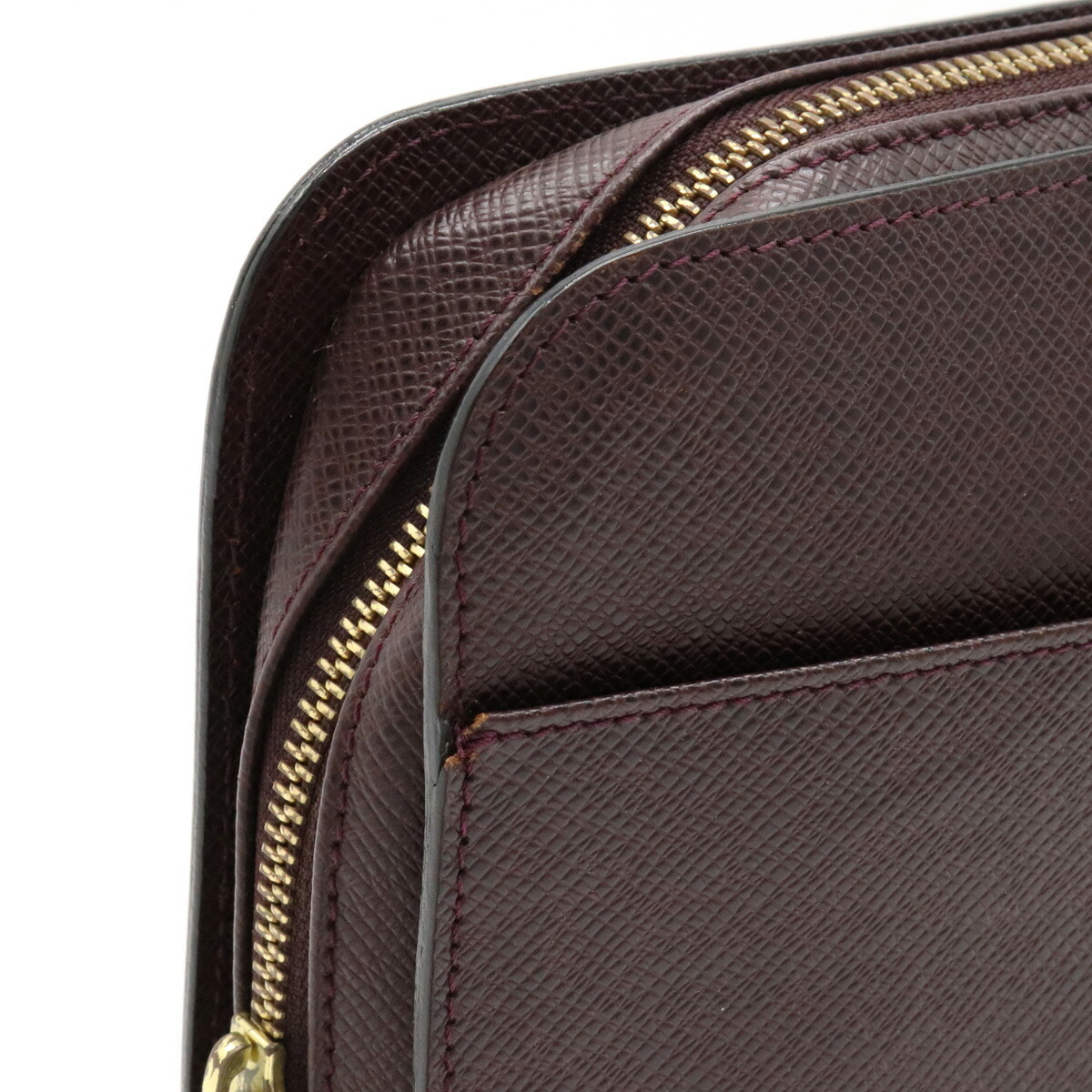 LOUIS VUITTON ルイ レザー バイカル ヴィトン タイガ アカジュ