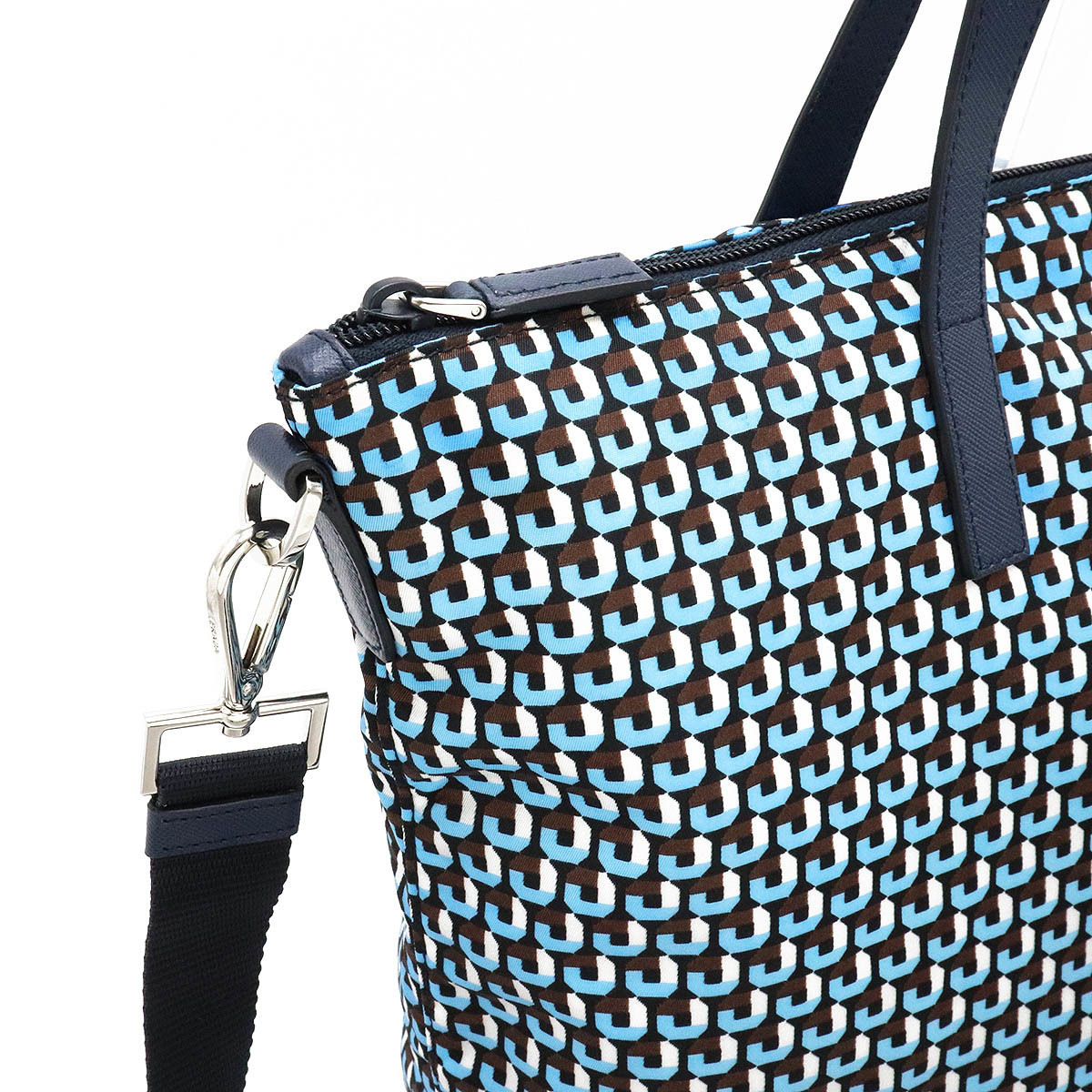 PRADA プラダ TESSUTO STAMPAT 総柄 トートバッグ 2WAY ショルダー