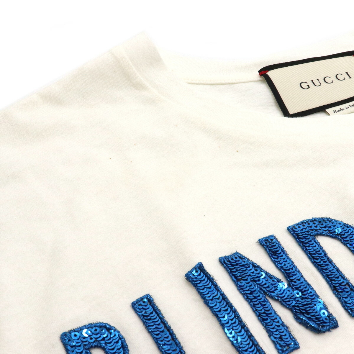 れています Gucci - GUCCI グッチ BLIND FOR LOVE スパンコール ロゴ T