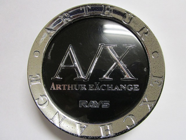 送料無料!! レイズ アーサーエクスチェンジ ARTHUR EXCHANGE A/X 中古センターキャップ【4個セット】(C-0027)_画像3