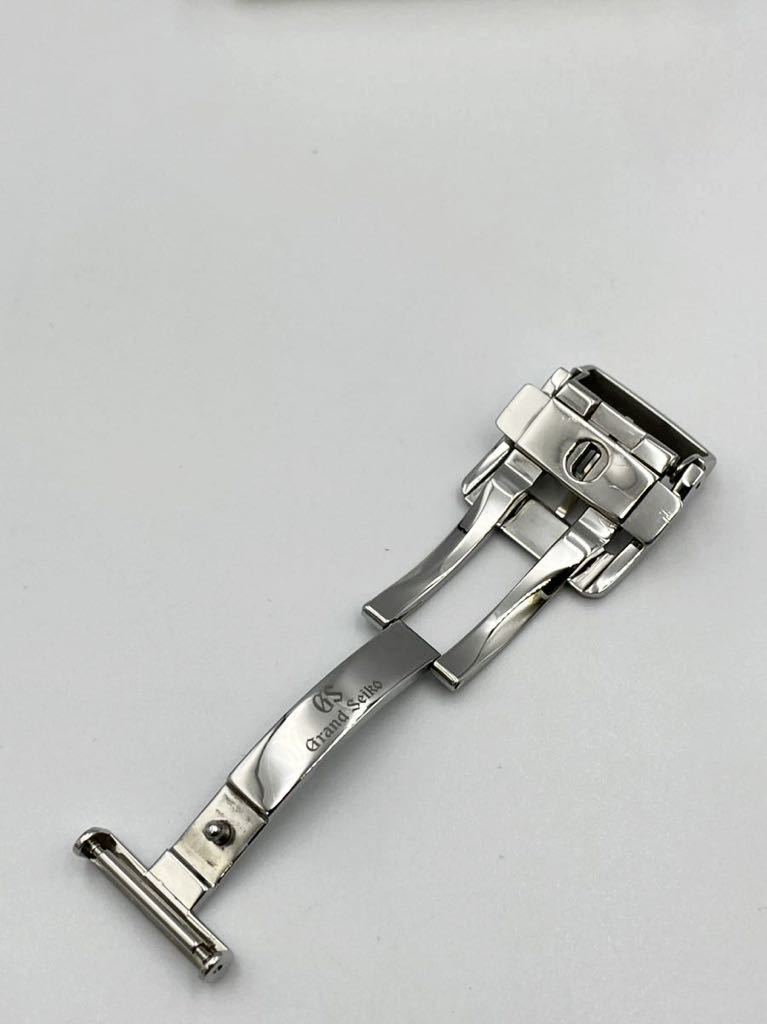 グランドセイコー Grand Seiko 純正 Dバックル 16mm シルバー R0301AC-BK00 極美品 メンズ レディース 時計 スプリングドライブ