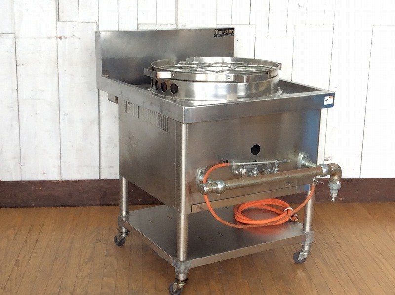 マルゼン/業務用ガス茹で麺機/業務用麺茹で機/ゆで麺/7テボ用/MRS-171