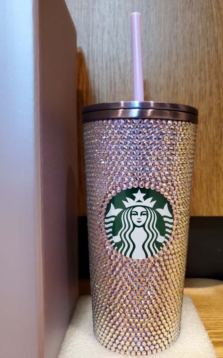 スターバックス スタバ STARBUCKS ホリデー2022 ステンレスコールドカップタンブラーラインストーン